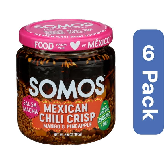 Somos Salsa Macha with Mango and Pineapple 6.5 oz (Pack of 6)