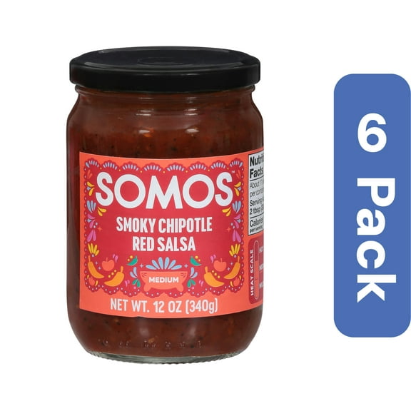 Somos Smoky Chipotle Salsa Medium 12 oz (Pack Of 6)
