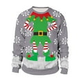 thumbnail image 1 of Somuwie Christmas hot sale holiday party 3D digital printing round neck fashion long sleeve couple sweater, 1 of 6