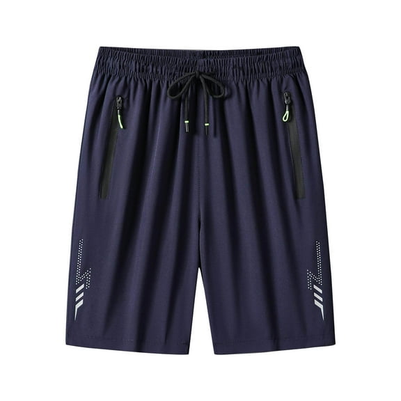 Somuwie Clearance Men's elastic waist casual comfortable drawstring fashion pocket shorts