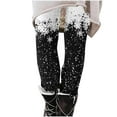 thumbnail image 1 of Somuwie Clearance Women's Christmas Printed Casual Stretch Pants Leggings Hip Lifting Yoga Pants, 1 of 4