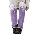thumbnail image 1 of Somuwie Clearance Women's Christmas Printed Casual Stretch Pants Leggings Hip Lifting Yoga Pants, 1 of 4