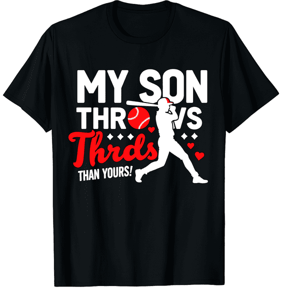 Son Baseball Pitcher Men Women Short Sleeve Graphic T-Shirt, Mothers Day Gift