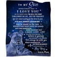 thumbnail image 1 of to My Son Blanket from Mom, Lion Blanket for My Son, Son Gifts from Mom, Gifts for Son, Son from Mom, Son Birthday Christmas Idea Gifts, Mom to Son Super Soft Flannel Throw Blanket 50"x 60", 1 of 6