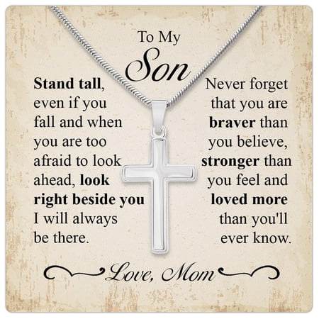 Son Cross Necklace Meaningful Family, Multi Cross Necklace