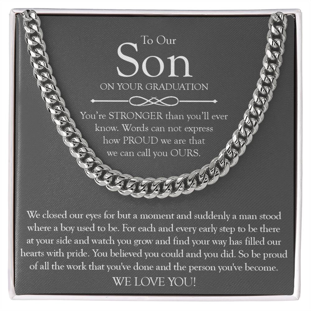 To Our Son Gift on Graduation Day, Meaningful Graduation Gift for Son