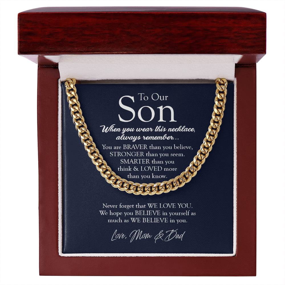 To Our Son Gift From Mom and Dad, Graduation Gift for Son, Birthday