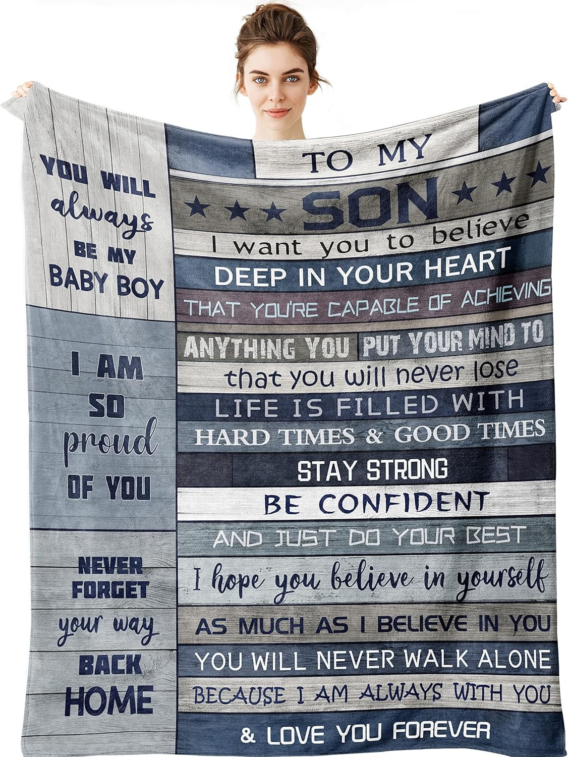 Son Gifts Blanket Gifts for Son Birthday Gifts for Son Throw