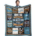 thumbnail image 1 of Son Gifts from Mom, Son Birthday Gifts, Gifts for Son Blanket 60"x50", Son Gifts from Dad, Son Gifts, Gifts for Son Adult, Christmas Son Gifts, Adult Son Gift Ideas for Graduation, to My Son Blanket, 1 of 5