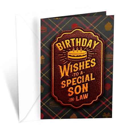 Prime Greetings Son in Law Birthday Card