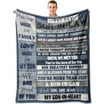 thumbnail image 1 of Son in Law Blanket 60’’x50’’, Son in Law Gifts from Mother in Law, to My Son in Law Gifts, Son-in-Law Gifts Throw Blanket, Best Christmas/Birthday Gift Ideas for Son in Law, 1 of 6