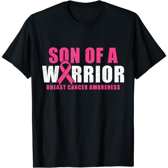 Son Of A Warrior Breast Cancer Awareness T-Shirt