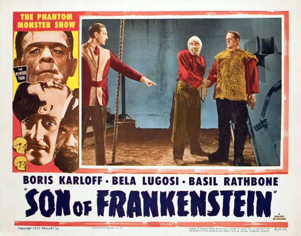 Son Of Frankenstein Canvas Art - (28 x 22)