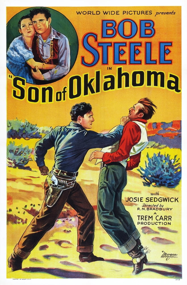 Son Of Oklahoma U Canvas Art -  (24 x 36)