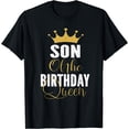 thumbnail image 1 of Son Of The Birthday Queen Women Bday Party Gift For Her T-Shirt, 1 of 4