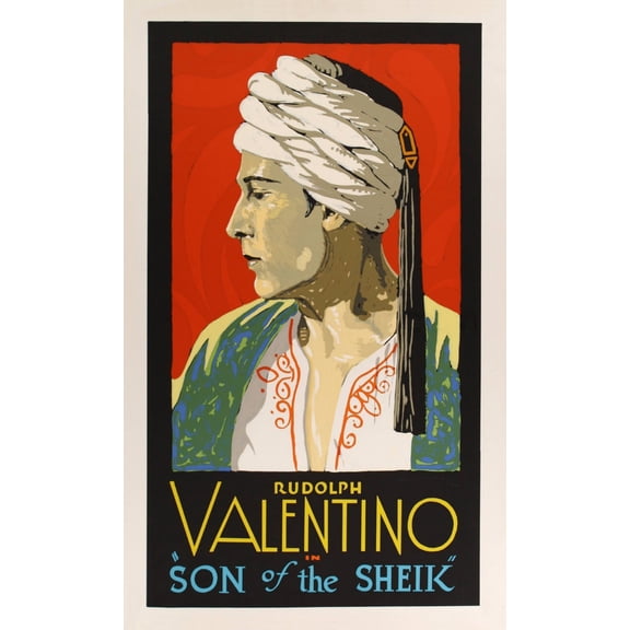 Son Of The Sheik poster Metal Sign 8inx 12in Print on Metal 8x12 Square Adults Best Posters