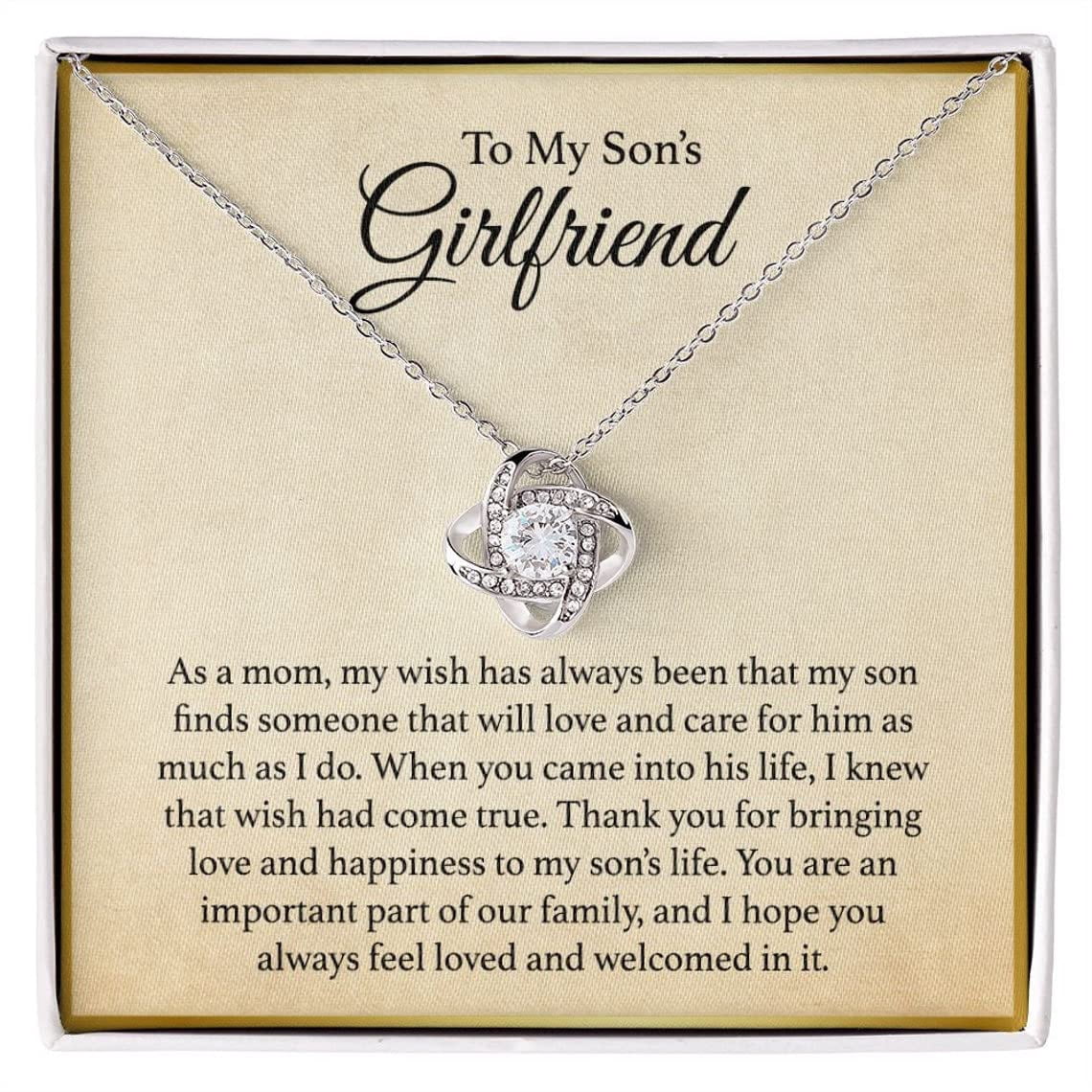 To My Son'S Girlfriend Necklace Sons Girlfriend, Sons Girlfriend From ...