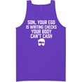 thumbnail image 1 of Son, Your Ego Is Writing Checks Neon Tank Top, 1 of 1
