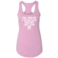 thumbnail image 1 of Son, Your Ego Is Writing Checks Racerback Tank, 1 of 3