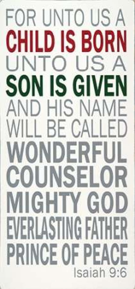 Son is Given Canvas Art - Erin Deranja (10 x 20)