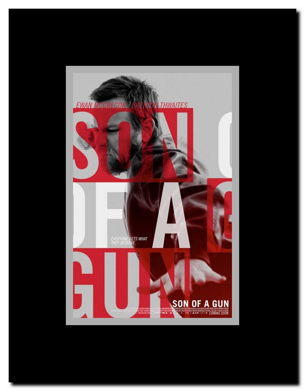 Son of a Gun Framed Movie Poster