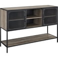thumbnail image 1 of Sona 48" Industrial 2-Mesh Metal Doors Buffet Sideboard in Gray Wash, 1 of 8