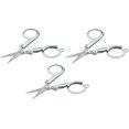 thumbnail image 1 of 3-Pack 3.5" Folding Scissors Emergency Pocket Travel Stainless Steel Craft First Aid, 1 of 4