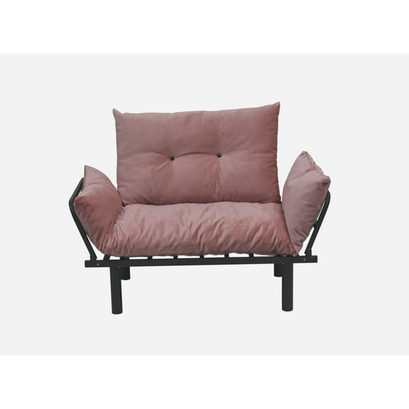 Sona Futon Love Seat: Compact Modern Sleeper Sofa for Small Spaces & Chic Style