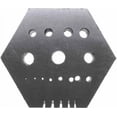 thumbnail image 1 of Sona High Carbon Steel Hexagonal Mini Steel Block, 15 Holes, 5 Slots, 1 of 2