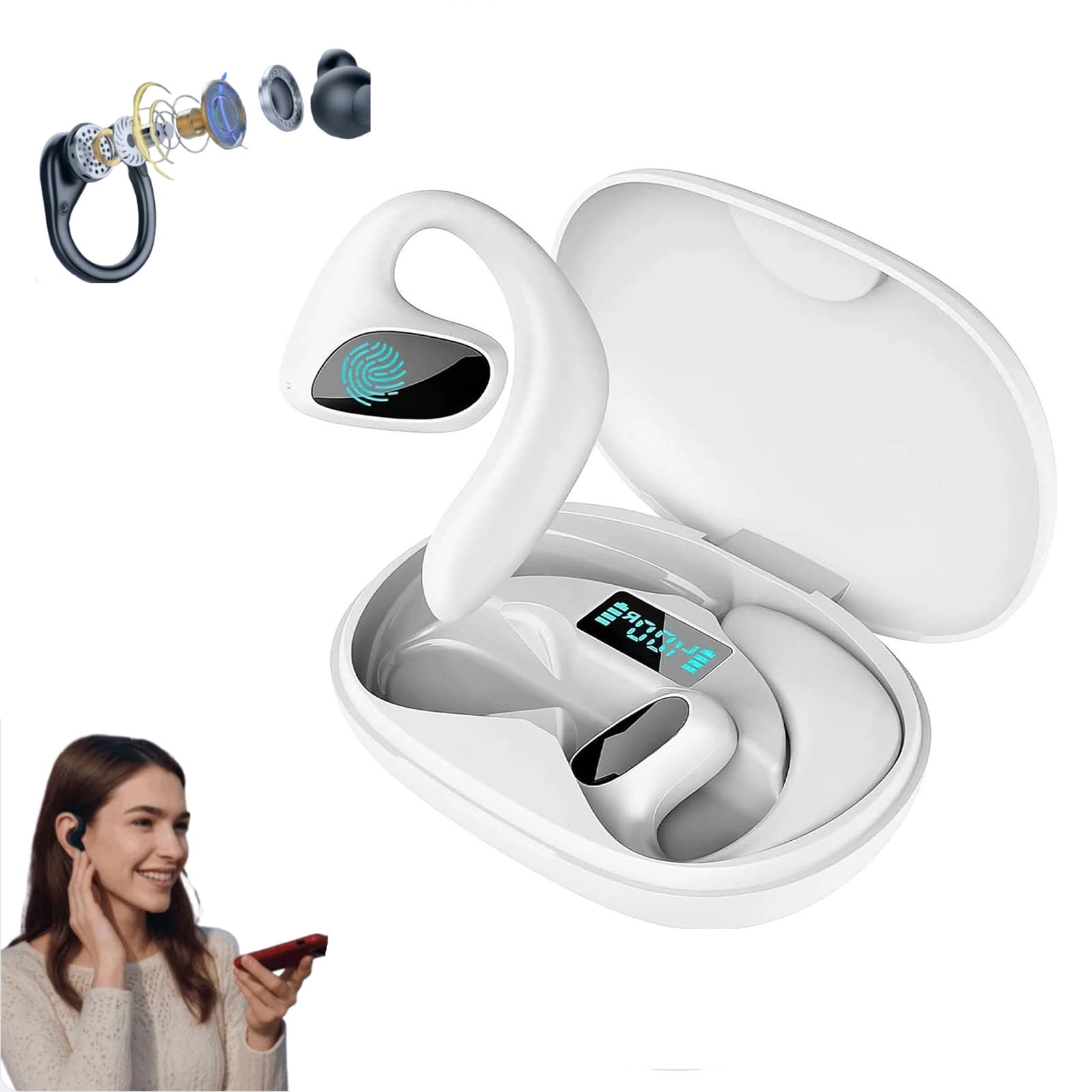 SonaBuds Translation Earbuds – AI Language Translator Earbuds with Meeting Transcription, 140+ Languages, with Bass, Noise Cancelling, Bluetooth Wireless Translator Earbuds
