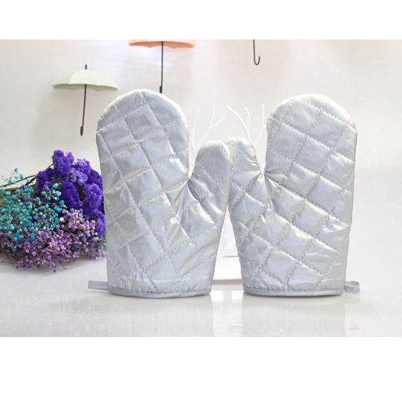 Sonalied Microwave oven insulated Barbecue mitts High temperature baking heat protection Household kitchen casserole oven thickened gloves