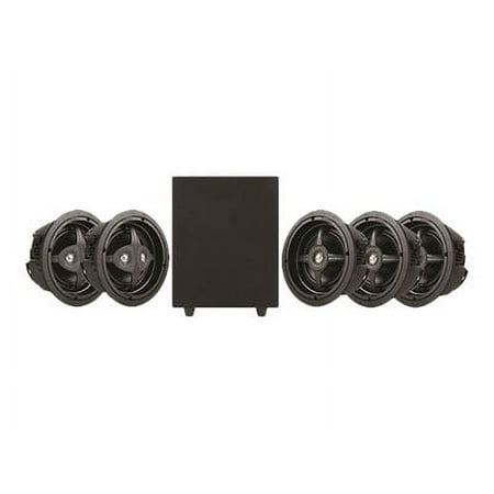 Sonance - MAG5.1R - Mag Series  5.1-Ch. 6 1/2"  In-Ceiling Surround Sound Speaker System (Each) - Paintable White