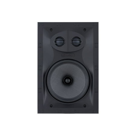 Sonance - VP66 SST/SUR SINGLE SPEAKER - Visual Performance 6-1/2" 2-Way In-Wall Rectangle Single Stereo/Surround Speaker (Each) - Paintable White
