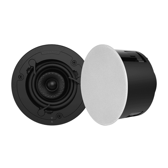 Sonance VX42R Visual Experience 4" Round In-Ceiling Speakers (Pair), White