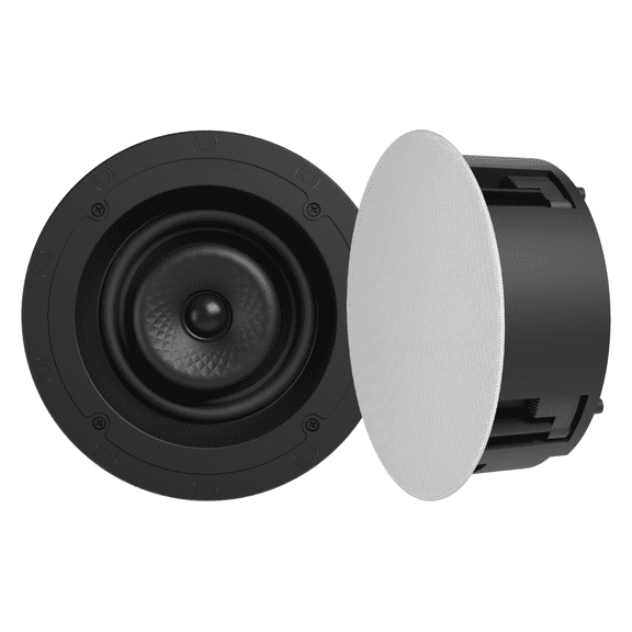 Sonance VX60R Visual Experience 6" Round In-Ceiling Speakers (Pair), White