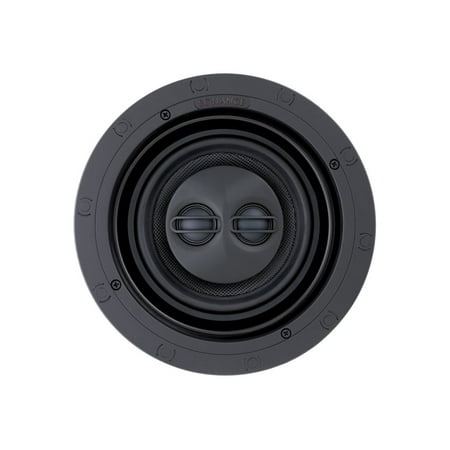 Sonance - VP66R SST/SUR SINGLE SPEAKER - Visual Performance 6-1/2" 2-Way Single Stereo/Surround In-Ceiling Speaker (Each) - Paintable White
