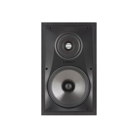 Sonance - VP88 RECTANGLE - Visual Performance 8" 3-Way In-Wall Speakers (Pair) - Paintable White