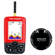 Sonar 2.4" Fish Finder Wireless Portable High-definition Underwater Visual Z8B9