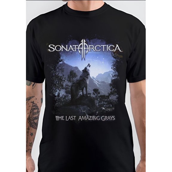 Sonata Arctica The Last Amazing Grays Classic NWT Gildan Size S-3XL T-Shirt