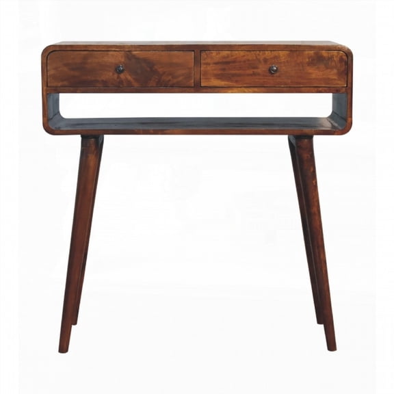 Sonata Chestnut Console Table - Timeless Chestnut with Versatile Design for Home Decor