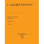 Sonata in F minor, op. 2 no. 1 Urtext Paperback by Ludwig Van Beethoven