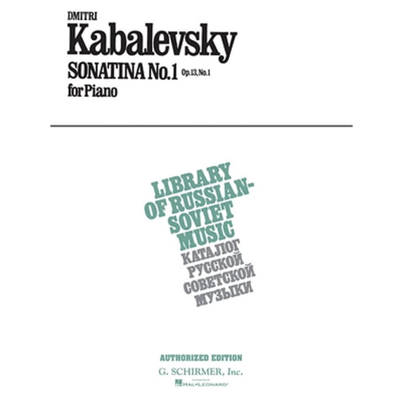 Pre-Owned Sonatina No. 1, Op. 13: Piano Solo (Paperback) 0793534968 9780793534968