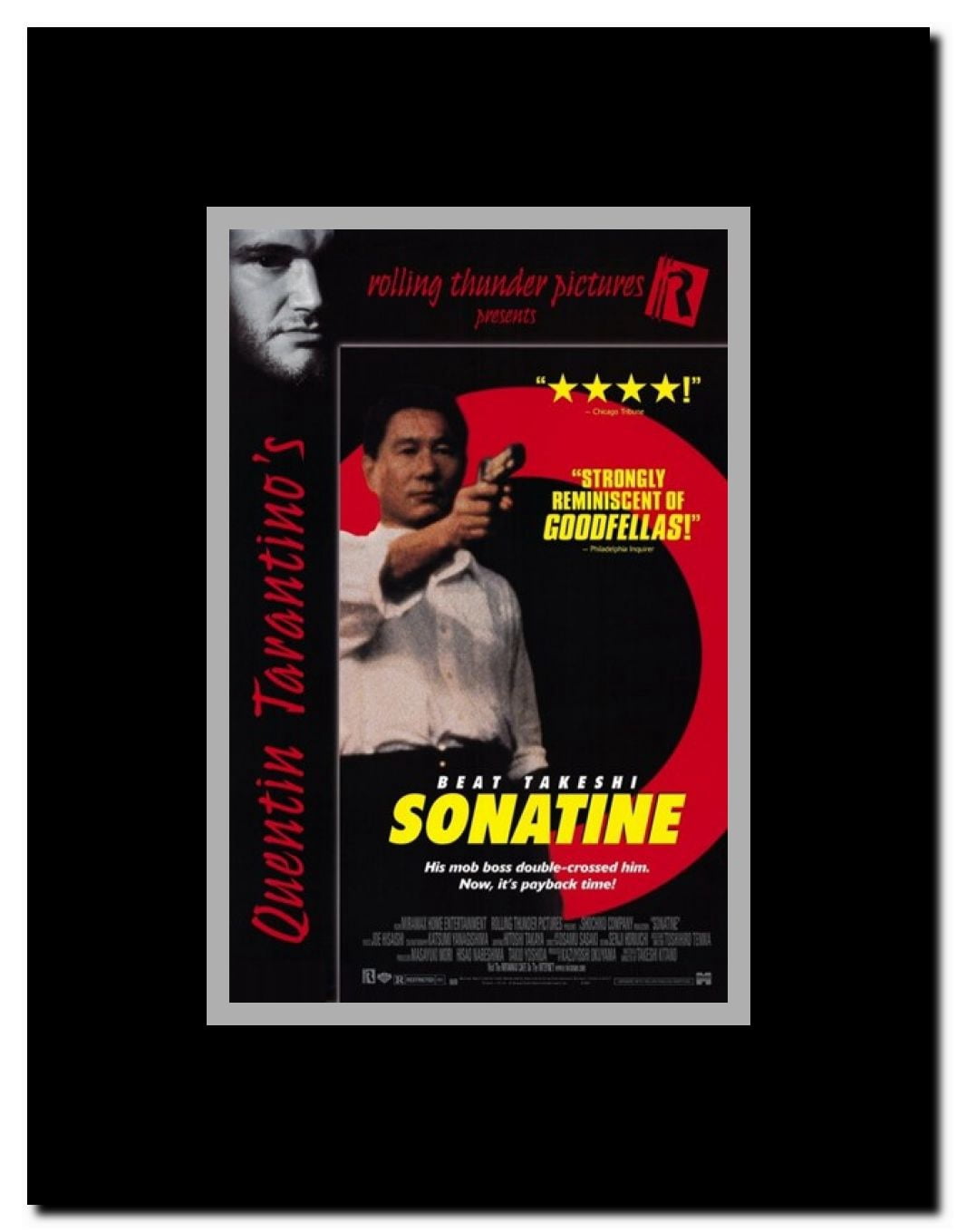 Sonatine Framed Movie Poster