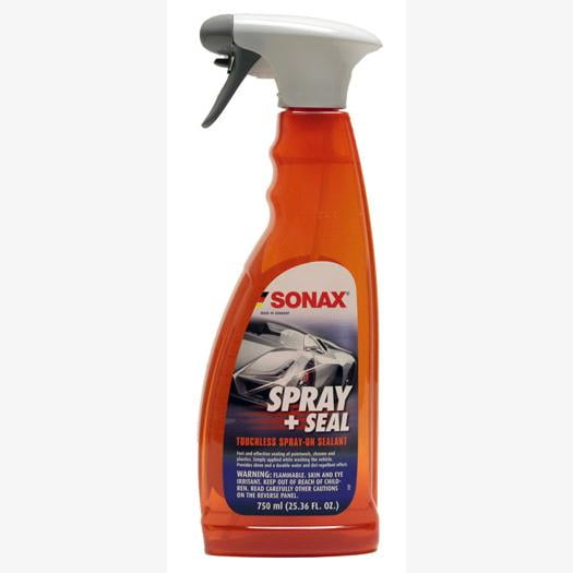 Sonax Spray + Seal Car Protector will effortlessly protect your car paint from common road contaminants such as road grime, dirt, and also other surface contaminants.