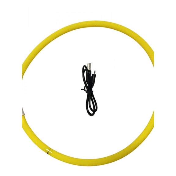 Sonbest LED Light Dog Collar USB Rechargeable Length Adjustable Pet Safety Collar for Dogs and Cats (Purple)