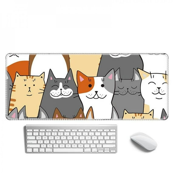 Sonbest Pet Style Gaming Mouse Pad Extended Mouse Pad Big Computer Keyboard Mouse Mat Desk Pad With Non-Slip Base For Home Office H