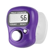 Sonceds Hand Held Useful Digital Display Knitting Crochet Amigurumi Purple/Green Stich Row Tally Counter