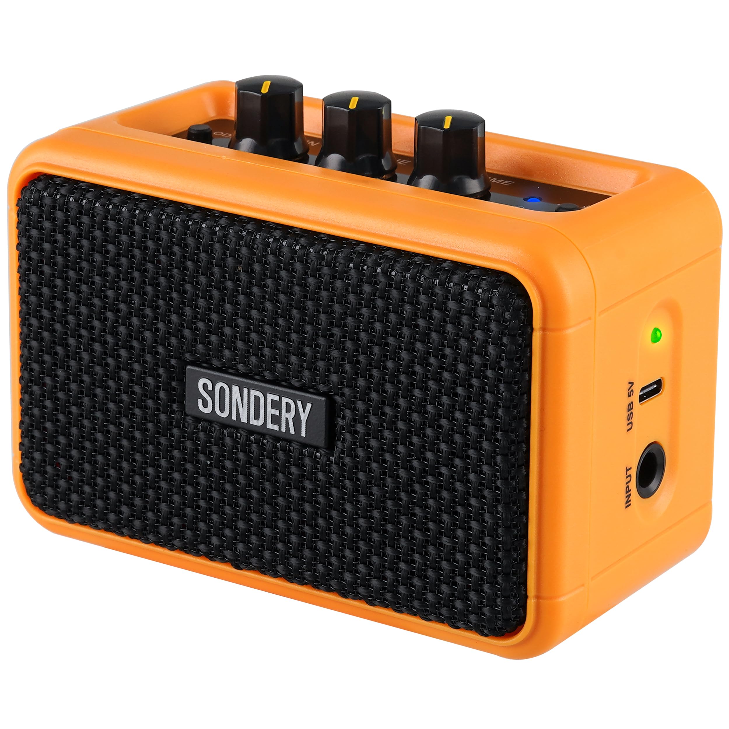 Sondery Mini Guitar Amp Bluetooth Dual Speakers 5W Rechargeable