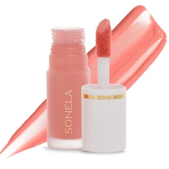 Sonela Blissful Moment Dewy Liquid Blush, Morning Dew, Long-Lasting Color