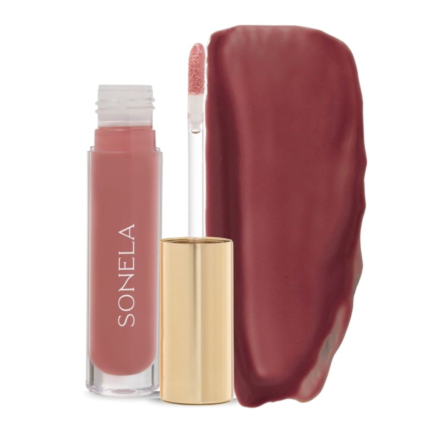 Sonela Your Best Self Peptide Light Plumping Lip Gloss, Be Daring